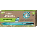 Bic ReVolution Ocean Retractable Ballpoint Pen, 12PK BICBPRR11BK